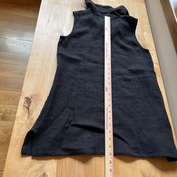 FENINI TUNIC TOP XS 100% BREATHABLE LINEN PULL ON COWL NECK CASUAL MINIMALIST - Picture 9 of 12